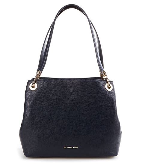 michael kors women's large raven tote top handle bag|Raven Large Leather Shoulder Bag .